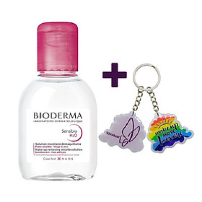 Nước Tẩy Trang Dành Cho Da Nhạy Cảm BIODERMA Sensibio H2O 100ml - Tặng 1 Móc Khóa Nhựa 2 Mặt