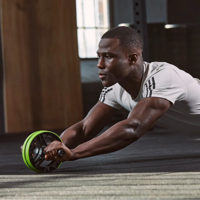 Con Lăn Tập Cơ Bụng, Bánh Xe Đẩy ADIDAS ADAC-11407 Performance AB Wheel (1 Cái) - Hàng Chính Hãng