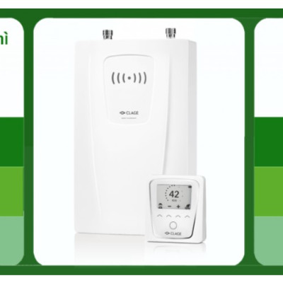 Máy nước nóng tức thì E-compact CFX-U, Chống giật, Điều khiển thông minh - Hàng chính hãng