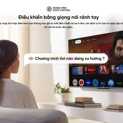 Smart Tivi Coocaa 65Y73 Pro 4K QLED 65 inch - Hàng chính hãng