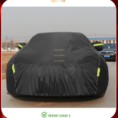 Bạt phủ ô tô bán tải Honda Ridgeline 2021 nhãn hiệu Macsim sử dụng trong nhà và ngoài trời chất liệu Polyester - màu đen