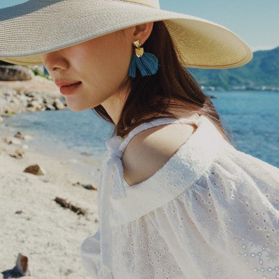 Áo Croptop Thêu Hạ Vũ TOP235 thời trang thiết kế Hity