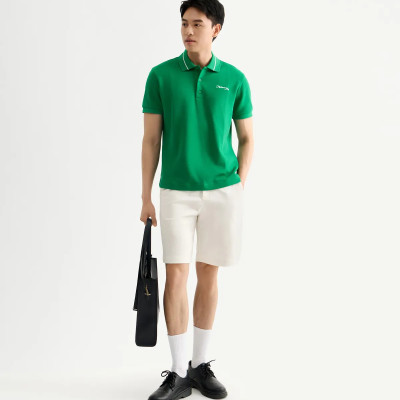 Quần short kaki nam màu Trắng Form Straight - RT 10S25PSH017 | ROUTINE CÀ MAU