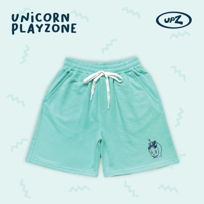 UPZ Quần Shorts Thun Thêu Unicorn Babe (4 Màu)