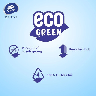 [MUA 1 THÙNG GVS DELUXE TẶNG 1 LỐC GVS DELUXE + ẤM TRÀ] Giấy vệ sinh cao cấp Vinda Deluxe 3 lớp (8 Cuộn)