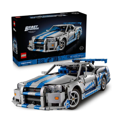 LEGO TECHNIC 42210 Đồ Chơi Lắp Ráp Xe Đua Nissan Skyline GT-R (R34) (1410 chi tiết)