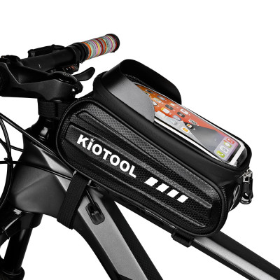 Túi treo sườn xe đạp vỏ cứng chống nước Kiotool đựng điện thoại