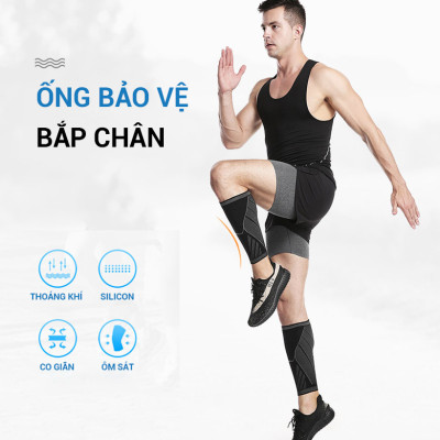 Tất bó cơ chạy bộ AOLIKES A-7760 Elastic Calf Protection
