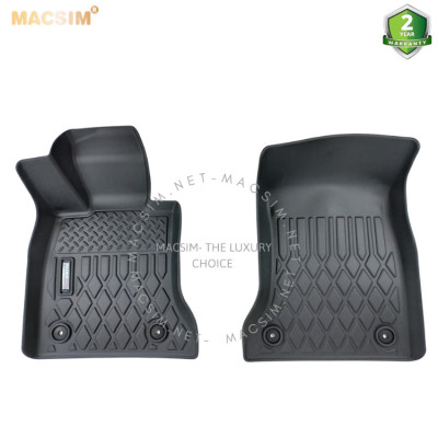 Thảm lót sàn xe ô tô VinFast Lux A Nhãn hiệu Macsim chất liệu nhựa TPE cao cấp màu đen