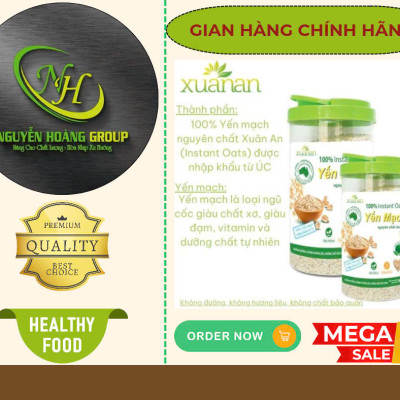 Yến Mạch Úc Nguyên Chất Hủ 800g Xuân An( Tặng YM gói 350g)