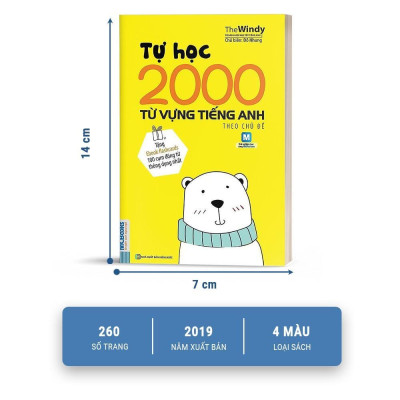 Sách - Tự Học 2000 Từ Vựng Tiếng Anh Theo Chủ Đề - MCBooks