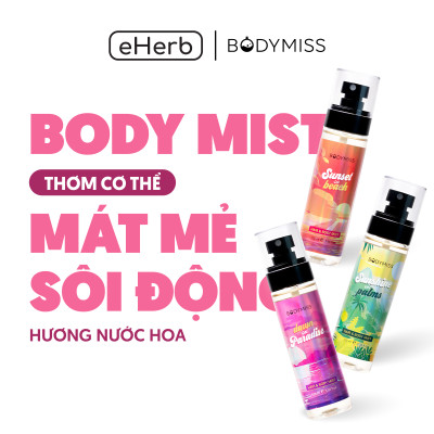 [MUA 1 TẶNG 1]Bodymist Nam Nữ Toàn Thân Lưu Hương 6 Giờ - Nước Hoa Hẹn Hò BODYMISS 105ml (Chai)