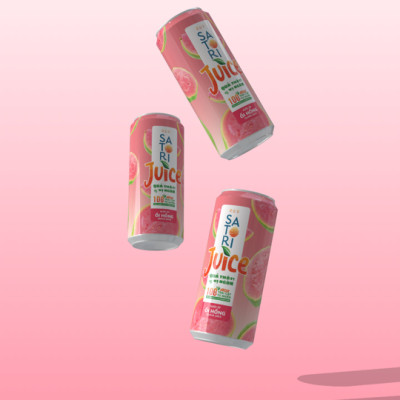 Thùng nước Satori Juice vị ổi 24 lon- (250ml/lon)