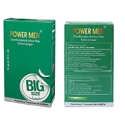  Bcs Size Lớn Chống Xuất Tinh Sớm Power Men Comfortable Ultra Thin Extra Longer - 12s