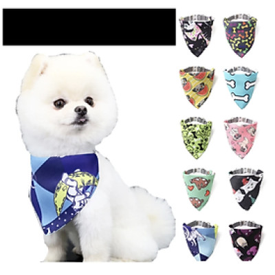 Khăn choàng cổ cho chó mèo vòng cổ khăn choàng chó mèo ( màu và mẫu giao ngẫu nhiên theo từng lô hàng nhập )