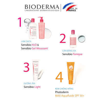 Nước tẩy trang Công Nghệ Micella Bioderma Sensibio H2O - 500ml