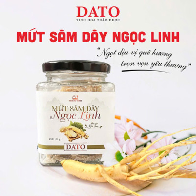Mứt sâm dây Ngọc Linh DATO, ăn ngon,  bồi bổ cơ thể, phục hồi sức khỏe, tăng cường hệ miễn dịch