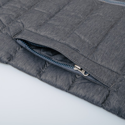 Ao khoác lông vũ màu Charcoal than chất liệu  cao cấp mềm mịn chống thấm nước siêu nhẹ siêu ấm áp giữ nhiệt ALGALV.23