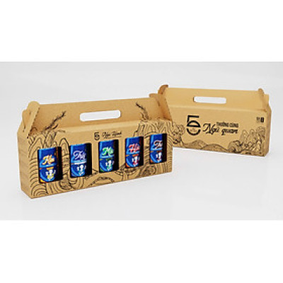 Combo 5 lon Bia Ngũ Hành 5E Mix/Kim-Thủy-Mộc-Hỏa-Thổ/Bia Thủ công/Bia lon 330ml/Craft beer