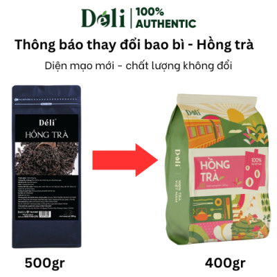 Combo Hồng trà 400gr +Bột sữa Cao Cấp 1kg Déli ,nguyên liệu chuyên dùng pha chế Trà sữa