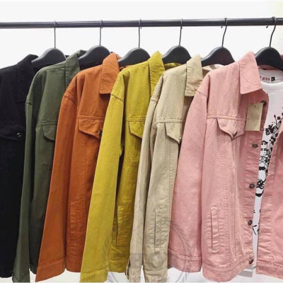 ÁO KHOÁC JEAN KAKI UNISEX CAO CẤP - NHIỀU MÀU