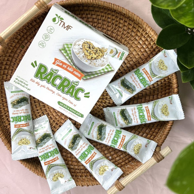 Thùng Gia vị rắc cơm rong biển Rắc Rắc hộp 6 gói cho bé ăn dặm TÂM MINH FOODS