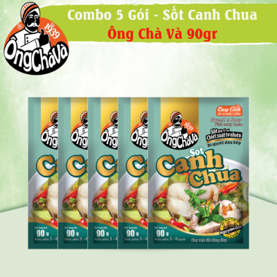 Combo 5 Gói Sốt Canh Chua Ông Chà Và 90gr (Sweet & Sour Fish Soup Base)