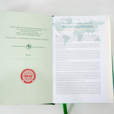 (Bản đặc biệt giới hạn IN TRANH BỤNG bìa vải, in tranh tờ gác) TRÁI ĐẤT CHUYỂN MÌNH: MỘT LỊCH SỬ CHƯA KỂ VỀ NHÂN LOẠI - Peter Frankopan - Omega Plus