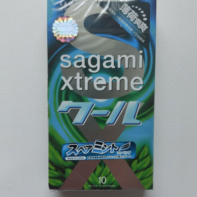 Bao cao su Sagami Spearmint - Hương bạc hà - H10 - Che Tên SP