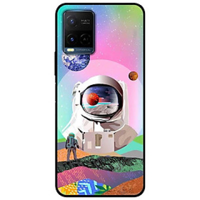 Ốp lưng dành cho Vivo Y21 - Vivo Y21s mẫu Phi Hành Phản Chiếu