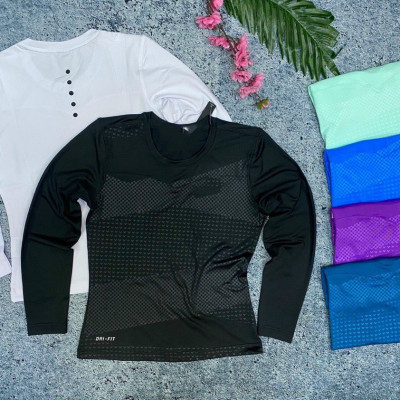 Áo thun nữ dài tay vải thun lạnh nhiều màu đa năng giá rẻ