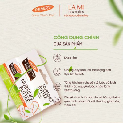 Kem ngăn ngừa nứt nẻ và giảm đau đầu ti Palmer