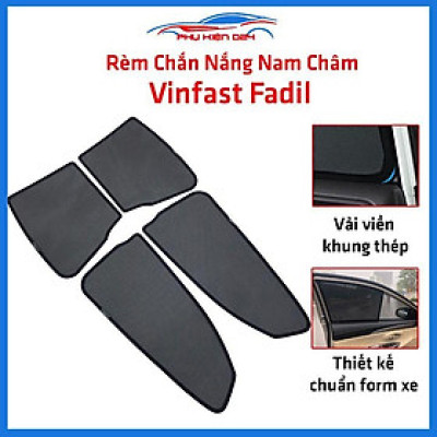 Bộ 4 rèm chắn nắng nam châm Fadil khung cố định chống tia UV