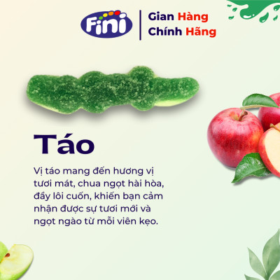 Kẹo Dẻo Fini Jelly Crocodiles Vị Trái Cây 90g