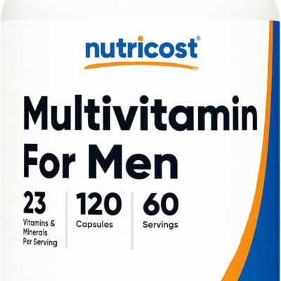 Viên Uống Nutricost Multi Vitamin For Men (120 Viên) Tăng Cường Miễn Dịch, Bổ Sung Vitamin | Nhập Khẩu Mỹ