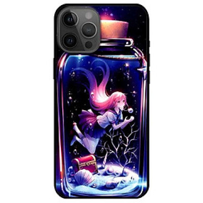Ốp lưng dành cho Iphone 12 Promax mẫu Cô Gái Trong Lọ