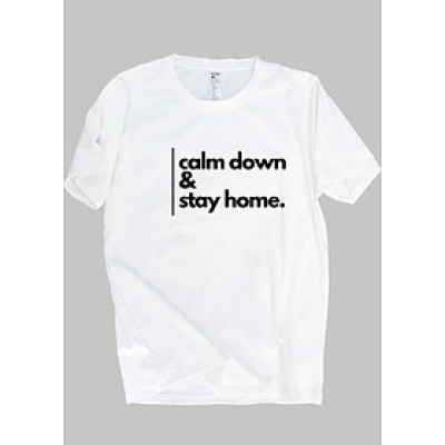 Áo thun nam nữ 80% Cotton White19