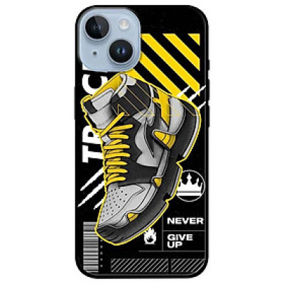 Ốp lưng dành cho Iphone 14 - Iphone 14 Plus - Iphone 14 Pro - Iphone 14 Pro Max - Giày Vàng Đen