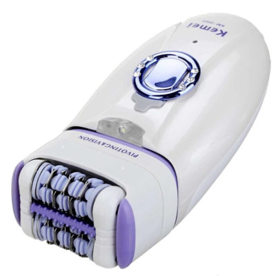 Máy tẩy lông tẩy và nhổ lông toàn thân, cạo lông tay chân, tẩy sạch lông vùng bikini sử dụng pin sạc chuyên nghiệp điều chỉnh 2 Đầu Thay Thế