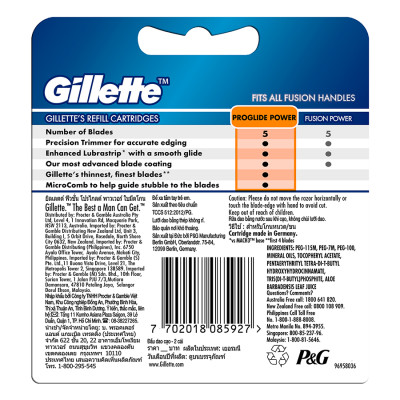 Lưỡi Dao Cạo Râu Gillette Power Fusion