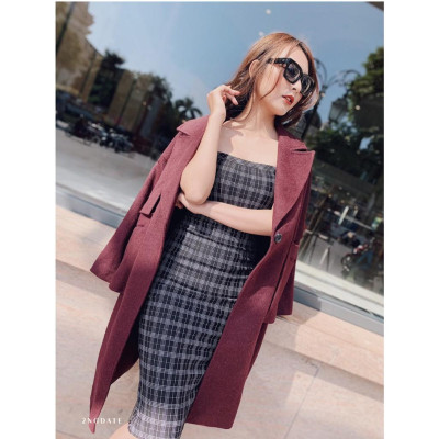 Váy liền 2 dây Body nữ 2NDDATE DR052