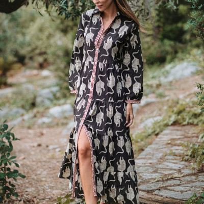 Maxi Sơ Mi Cotton Isla Bonita