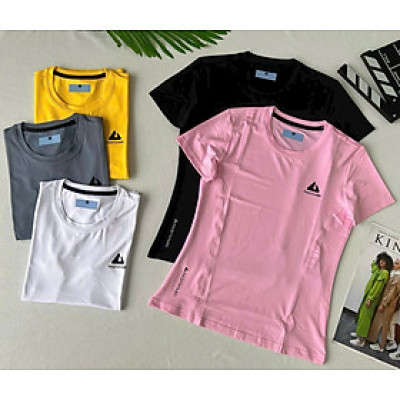 Áo Thun Nữ Cao Cấp Vải Thun Lạnh Ôm Body, Thấm Hút Mồ Hôi, Co Dãn 4 Chiều