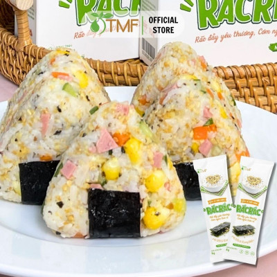 Thùng Gia vị rắc cơm rong biển Rắc Rắc hộp 6 gói cho bé ăn dặm TÂM MINH FOODS