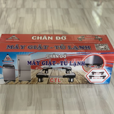 Chân đỡ máy giặt tủ lạnh đa năng 48cm đến 60cm INOX dày 1mm  Hàng Chính Hãng