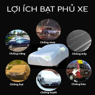 Bạt phủ ô tô vải dù Oxford cao cấp - Mr Ô Tô 10 size độc quyền - Bảo vệ xe tuyệt đối - Bảo hành 2 năm.