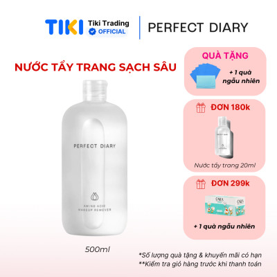Nước tẩy trang PERFECT DIARY AMINO ACID làm sạch sâu dịu nhẹ