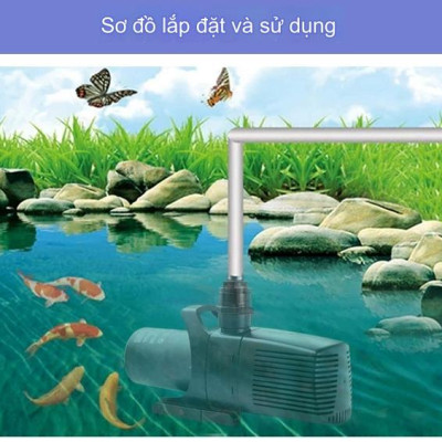 Máy bơm ATMAN MP5500 MP6500 MP7500 MP8500 MP9500 bể cá, hồ cá koi cao cấp, siêu bền, tiết kiệm điện. BH uy tín