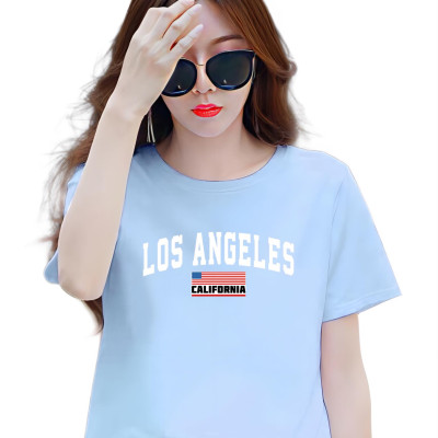 Áo thun nữ MXM cổ tròn form rộng in chữ phong cách hiện đại ( ANU104 )