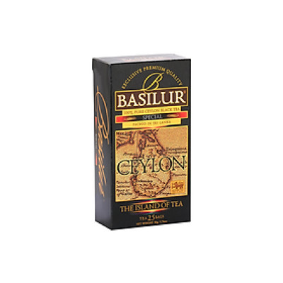 Trà Đen Ceylon Basilur Island Of Tea - Phiên Bản Trà đen Đặc Biệt 50g (Hộp Giấy)